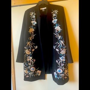 GORGEOUS Peter Nygard car length dress jacket 22W